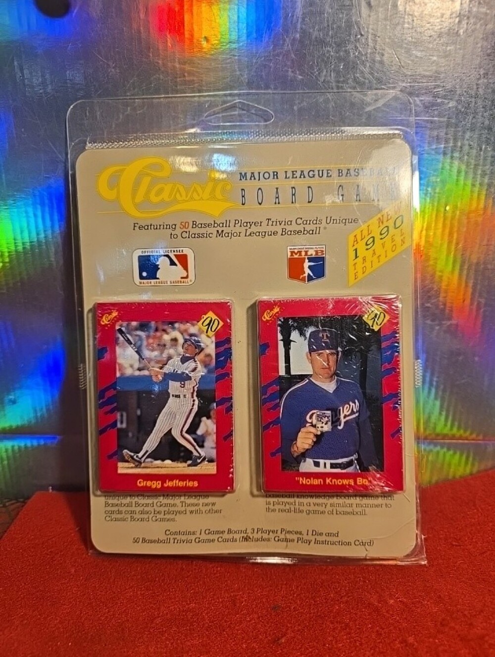 2326 1990 CLASSIC TRAVEL GAME BOARD SETRYAN / GRIFFEY/BO Jackson 50 CARDS studio